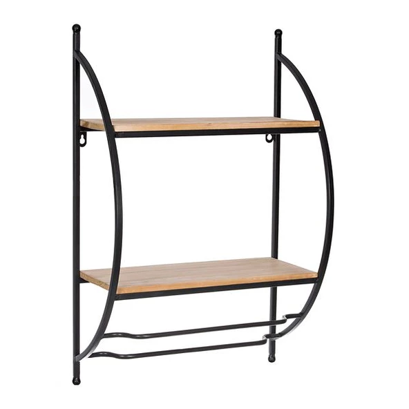 Banyo Açık Raf Ahşaplı Banyo Düzenleyici Raf - 2