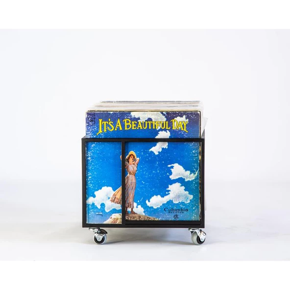 Dergi Düzenleyici Tekerlekli Organizer Plaklık - 6