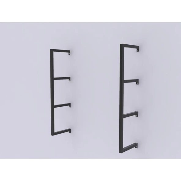 Metal Raf Kitaplık Mutfak Rafı Metal Raf Tutucu - 2