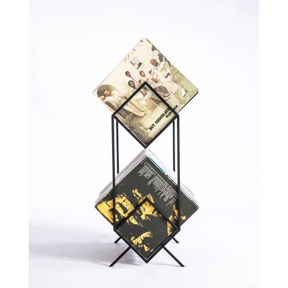 Pikaplık Plaklık Cd Organizer Metal Dvd Düzenleyici - 2