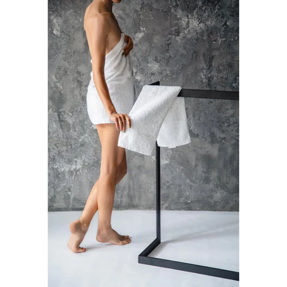 Banyo Havlu Askısı Ayaklı Havluluk Modeli - 2