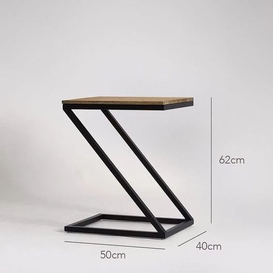 Ahşap Zigon Sehpa Koltuk Yanı Sehpa - 2