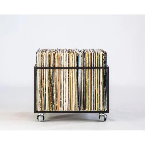 Dergi Düzenleyici Tekerlekli Organizer Plaklık - 5