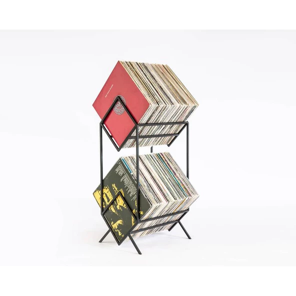 Pikaplık Plaklık Cd Organizer Metal Dvd Düzenleyici - 5