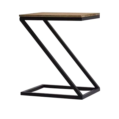 Ahşap Zigon Sehpa Koltuk Yanı Sehpa