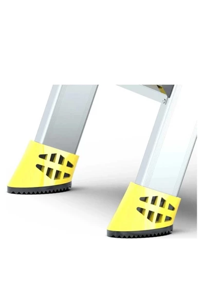 Narvon Lüx Çift Çıkışlı Alüminyum 8+8 Basamaklı Merdiven - 2