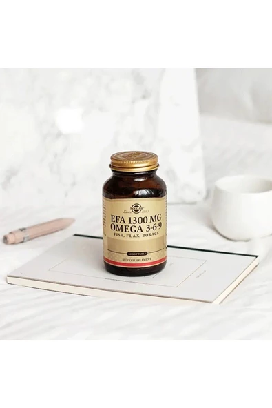 Solgar Omega 3-6-9 Efa 1300mg 60 Softjel - Resim 2