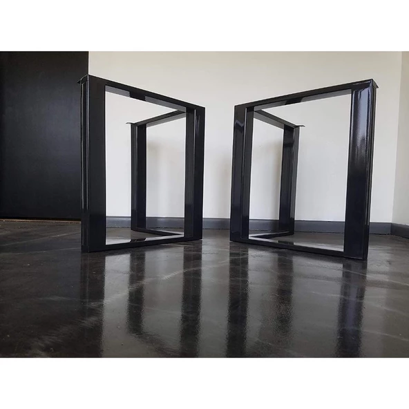Masa Ayaklığı Metal Bank Tabure Ayağı Üçgen Model - Resim 3