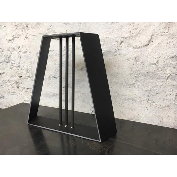 Sehpa Demir Ayak Ahşap Sehpa Ayağı - Resim 4