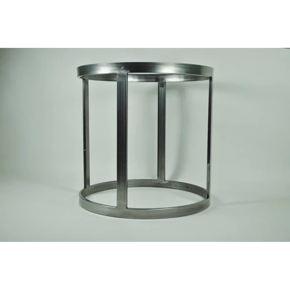 Yuvarlak Orta Sehpa Ayağı Metal Puf Ayağı - 3