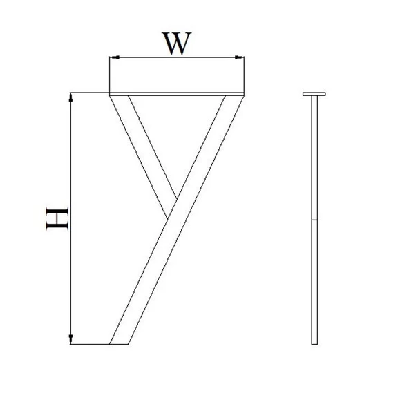 Sehpa Ayağı Ahşap Kütük Masif Sehpa Ayağı Y Tasarım - Resim 4