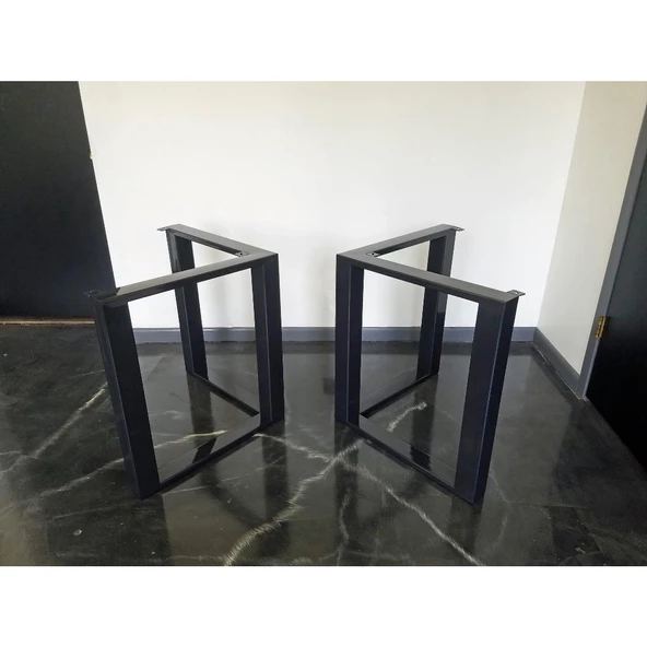 Masa Ayaklığı Metal Bank Tabure Ayağı Üçgen Model - Resim 2