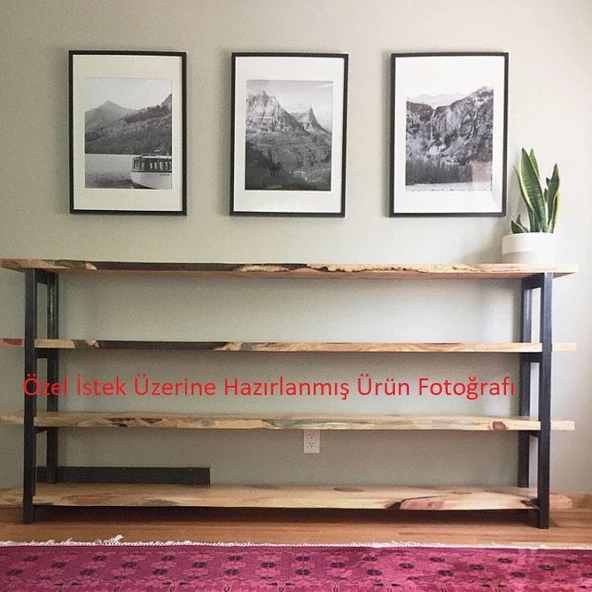 Çok Amaçlı Metal Raf Bölmeli Metal Raf Tutucu - 3