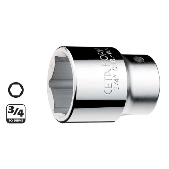 Ceta Form 3/4” 6 Köşe Lokma Anahtar 50mm-CETA C32-H50