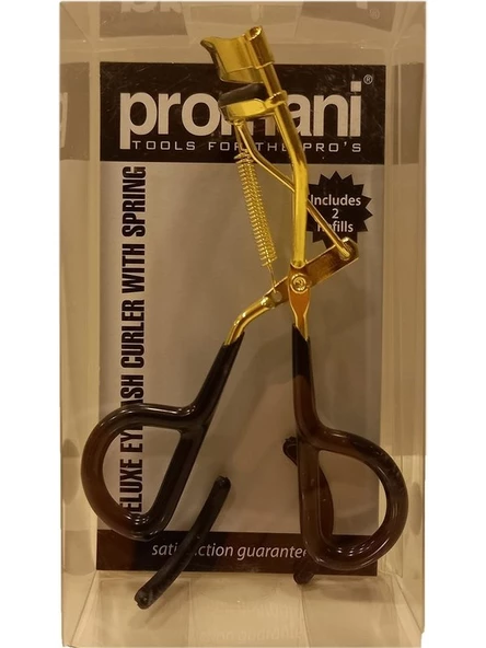 Promani PR-812 Yaylı ve 2 Yedek Lastikli Kirpik Kıvırıcı