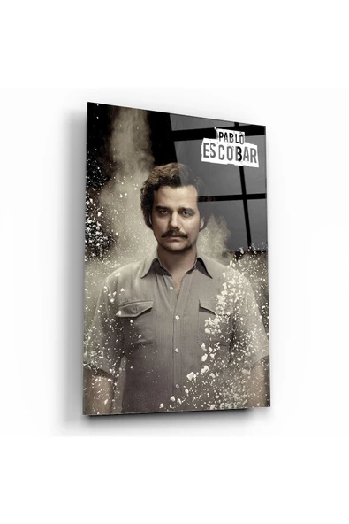 Zi Dekor Pablo Escobar Narcos Cam Tablo | Hediyelik, Dekoratif, Ofis, Mutfak - 1