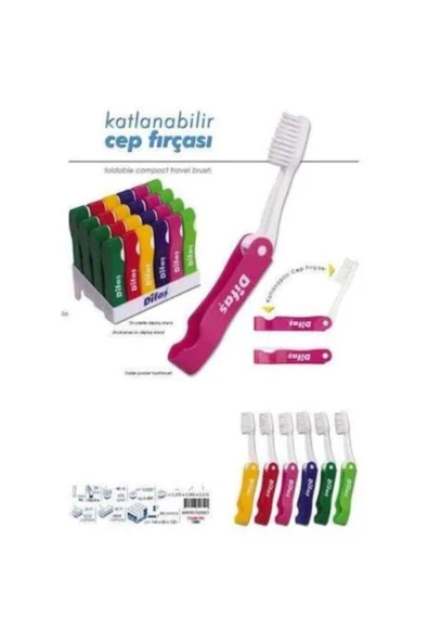 Katlanabilir Seyehat Diş Fırçası - 2