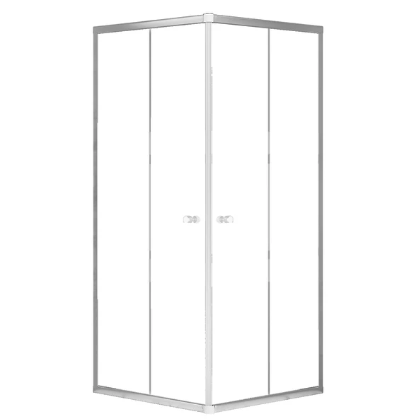 Sanica Orbit Duşakabin Kare Şeffaf Cam 5 mm 90 x 90 cm H:178 - 2