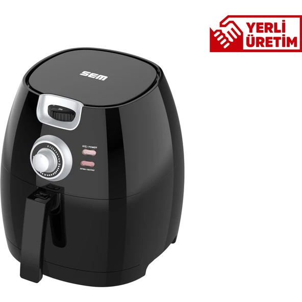 SEM Aircook Yağsız Kızartma Sıcak Hava Fritöz - Airfryer SC 300 - 4