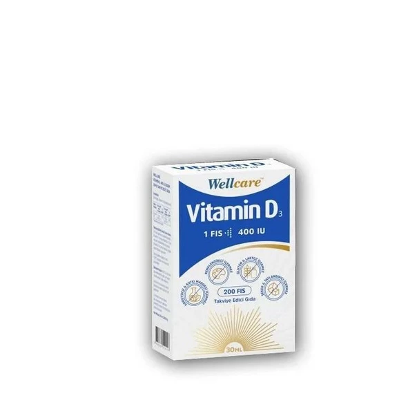 Wellcare Vitamin D3 400 IU 30 ml