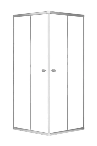 Sanica Magna Duşakabin Kare Şeffaf Cam 4 mm 90 x 90 cm H:178 - Resim 2