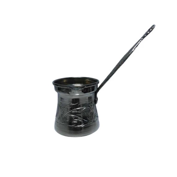 İŞLEMELİ KLASİK CEZVE NO:2 BEYAZ - 2