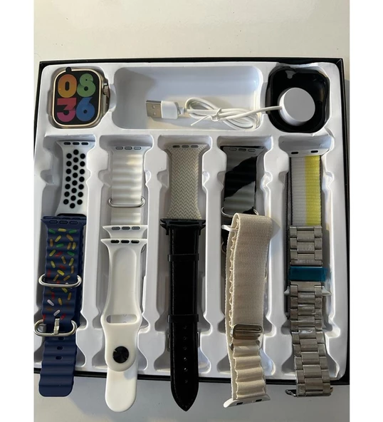 Ultra 49 Mm 10 In 1 Akıllı Saat 10 Kordonlu Koruma Kılıflı 10in1 Akıllı Saat - 2