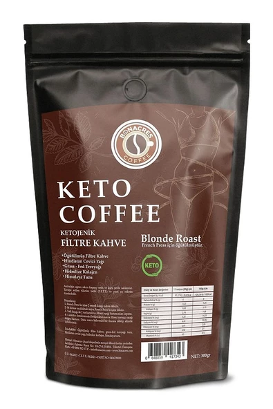 Keto Filtre Kahve 300gr - French Press Için Öğütülmüş - 2
