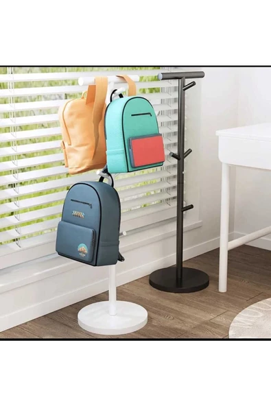 TRENDESK Ayaklı askılık kitap çanta depolama rafları yatak odası askı oturma odası  organizatör askı 30*95cm - 2