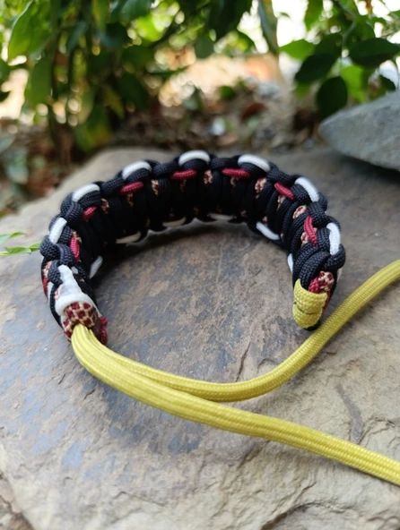 Doğa temalı karışık renk PARACORD bileklik