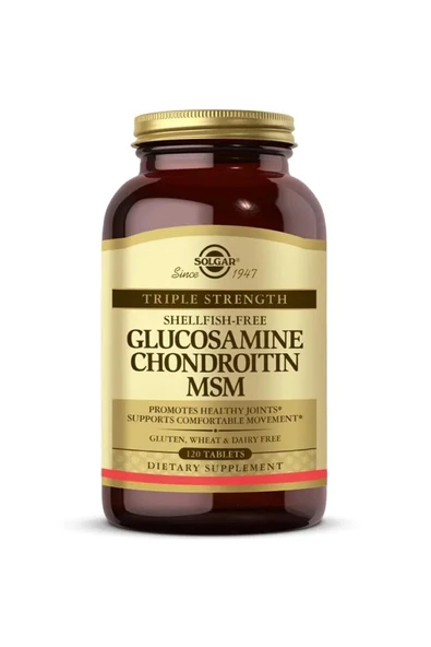 Solgar Glucosamine Chondroitin Msm 120 Tablet ürün görseli 1