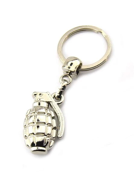 El Bombası - Grenade - Anahtarlık - Nikel Ahşap Kutulu - 6