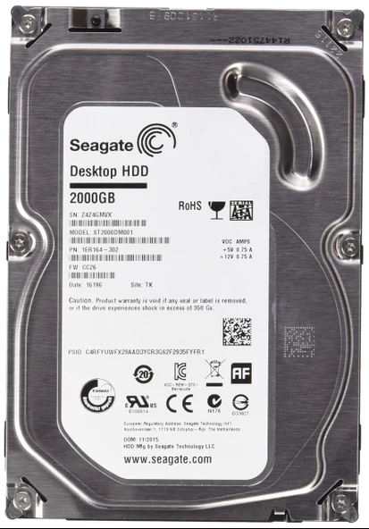 2TB SEAGATE ST2000DM001 HARDDİSK