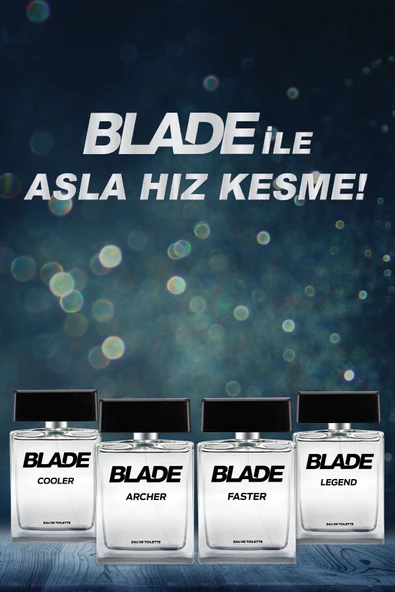Blade Faster Edt 100ml Deo 150ml Erkek Parfüm Set - 5