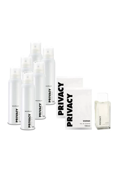 Privacy Woman Edt 2 X 100 Ml + Deodorant 6 X 150 Ml