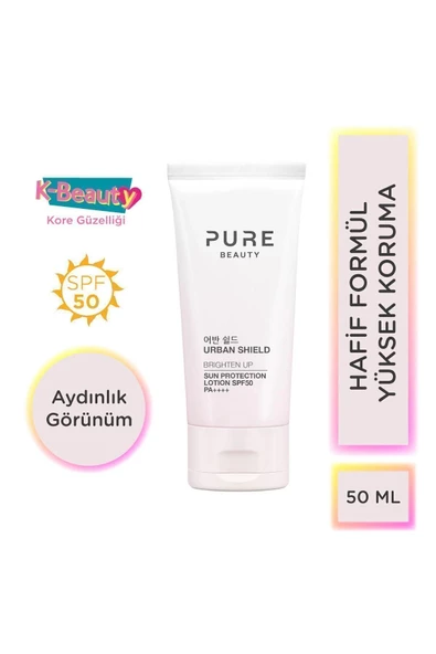 PURE BEAUTY Brighten Up Güneş Koruyucu Losyon Spf 50 Pa 50 ml
