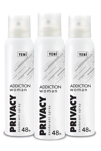 Privacy Woman Addiction Kadın Deodorant 3x150ml