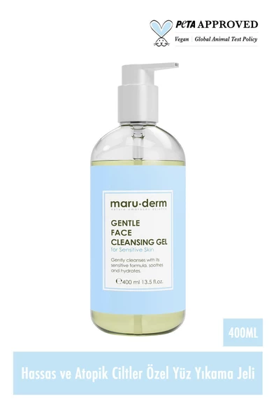Maru.Derm Maruderm Hassas Ve Atopik Ciltler Için Yüz Temizleme Jeli 400 ml - 2