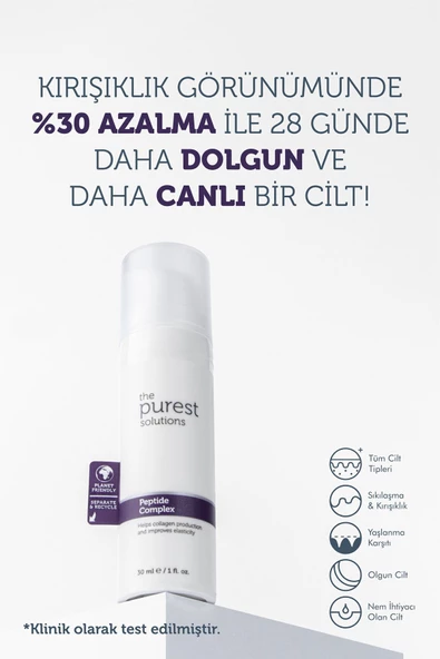 The Purest Solutions Cilt Yenileyici Ve Yaşlanma Karşıtı, Onarıcı Peptit Cilt Bakım Serumu 30 ml (PEPTİDE COMPLEX) - 2