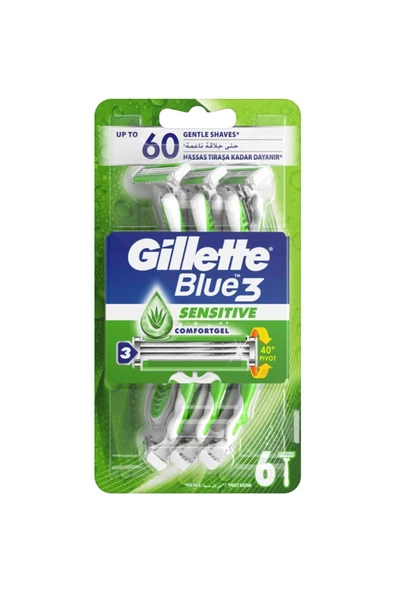 Gillette Blue 3 Sensecare Kullan At Tıraş Bıçağı 6'lı - 2