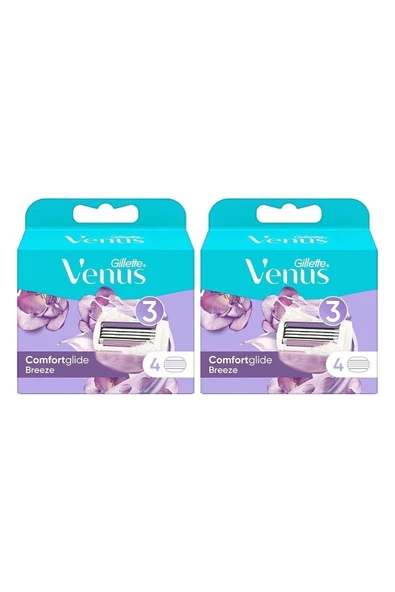 Gillette Venus Breeze Yedek Kadın Tıraş Bıçağı 8li (4x2) - 2