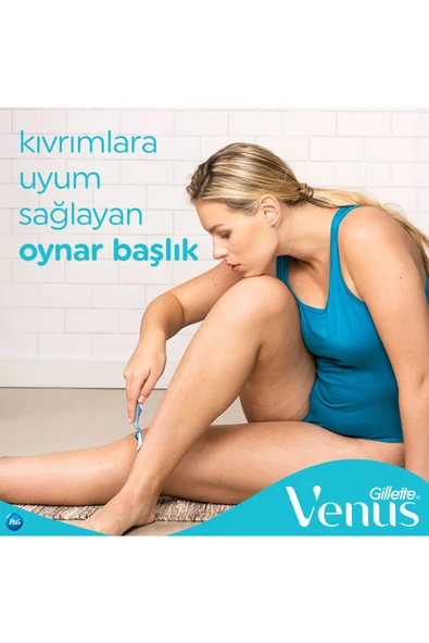 Gillette Venus Venus Smooth Kadın Tıraş Bıçağı 4'lü (2x2) - 5