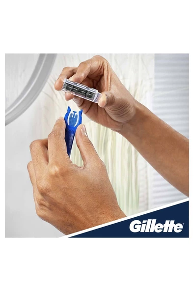 Gillette Blue3 Sensor Hybrid Tıraş Makinesi + Yedek Tıraş Bıçağı 9'lu - 7
