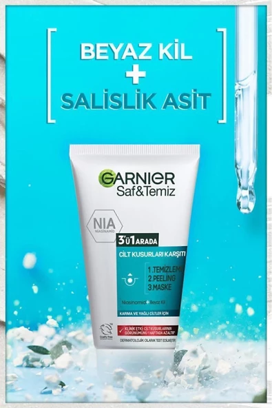 Garnier Saf & Temiz Yağlanma Ve Pürüzlere Karşı 3'ü 1 Arada 150 ml - 5