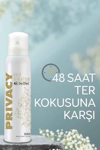 Privacy Gold Women Kadın Deodorant 6x150ml - 4