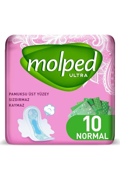 Molped Ultra Hijyenik Ped Normal 10 Adet