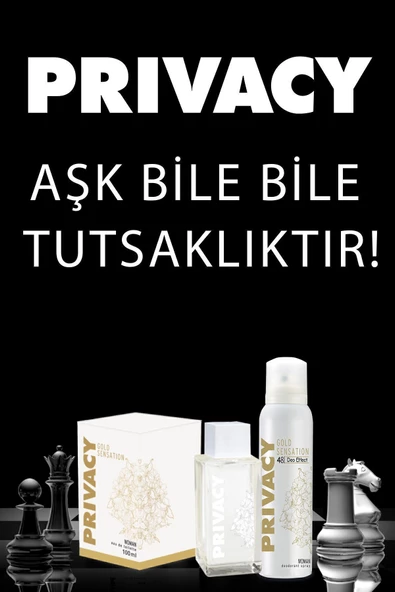 Privacy Gold Women Kadın Deodorant 3x150ml - 5