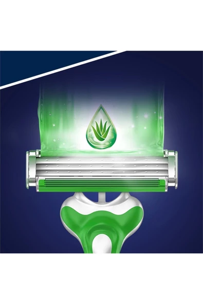 Gillette Blue 3 Sensecare Kullan At Tıraş Bıçağı 6'lı - 6