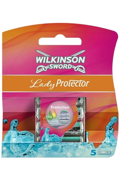 FLY BAZAAR Wilkinson Sword Lady Protector Vücut Tıraş Aleti Için Yedek Bıçak 5'li