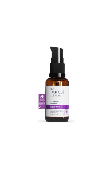 The Purest Solutions %1 Retinol + Ceramide Yaşlanma Karşıtı Yüz Serumu 30 ml - 3